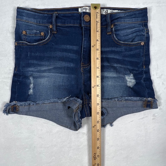 high waisted jean shorts - Picture 7 of 7